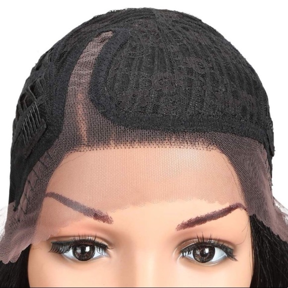 💕30” BLACK BODY WAVE LACE FRONT WIG NEW